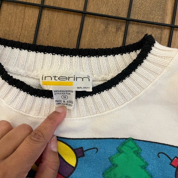 Christmas sweater interim brand small vintage - Picture 4 of 4